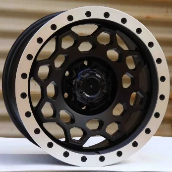 WD240 alloy wheel rim – Matte Black Machined Lip