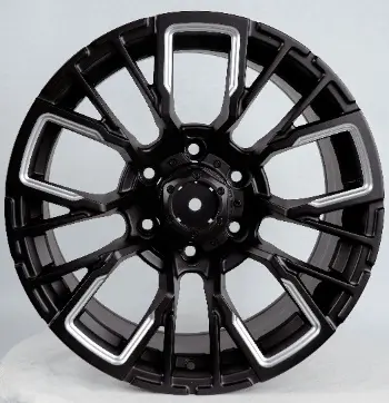 WD256 alloy wheel rim – Matte Black + Milled Window + Clear Coat