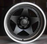 WD274 alloy wheel – Matte Black Machined Lip, photo 3