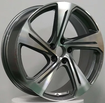 WD340 alloy wheel rim – Matte Gunmetal Machined Face
