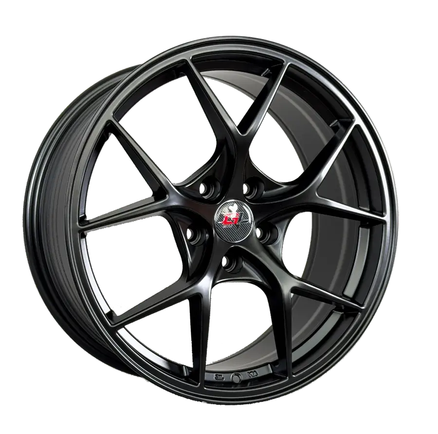 WD424 alloy wheel rim – Matte Black (Full Paint)