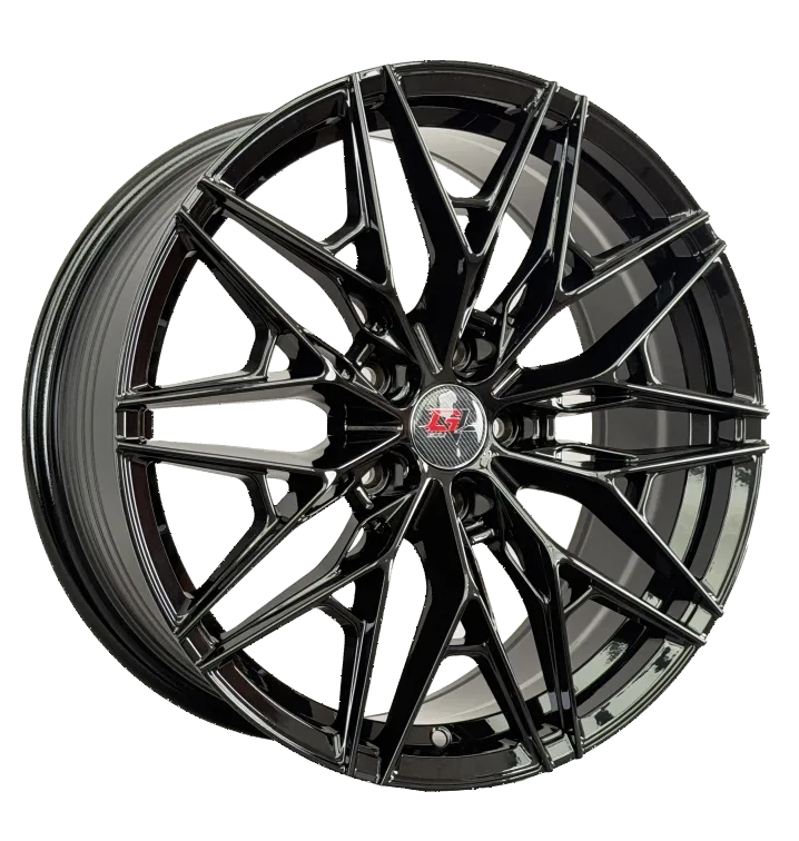 WD448 alloy wheel rim – Gloss Black (Full Paint)