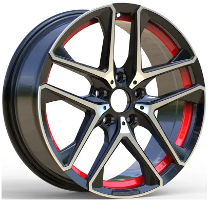 WD458 alloy wheel rim – Gloss Black Machined Face