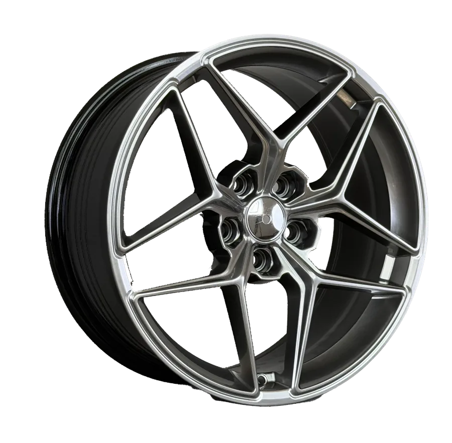 WD477 alloy wheel rim – Hyper Black (Full Paint)