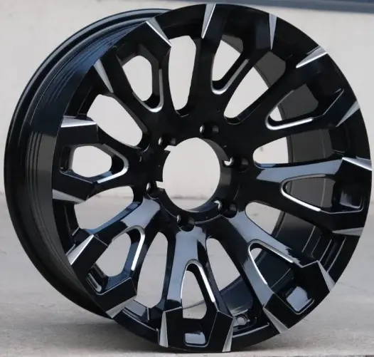 WD495 alloy wheel rim – Matte Black + Milled Spokes