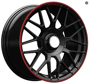 WD526 alloy wheel rim – Matte Black Machined Lip