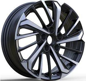 WD550 alloy wheel rim – Gunmetal Machined Face