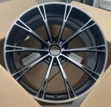 WD8016 alloy wheel – Gloss Black Red Lip, photo 2