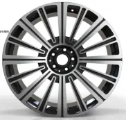 WD8078 alloy wheel rim – Gloss Black Machined Face