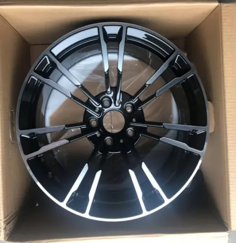 ZL0128 alloy wheel rim – Gloss Black Machined Face