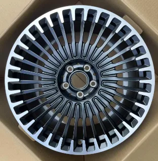 ZL0483 alloy wheel rim – Matte Black Machined Lip