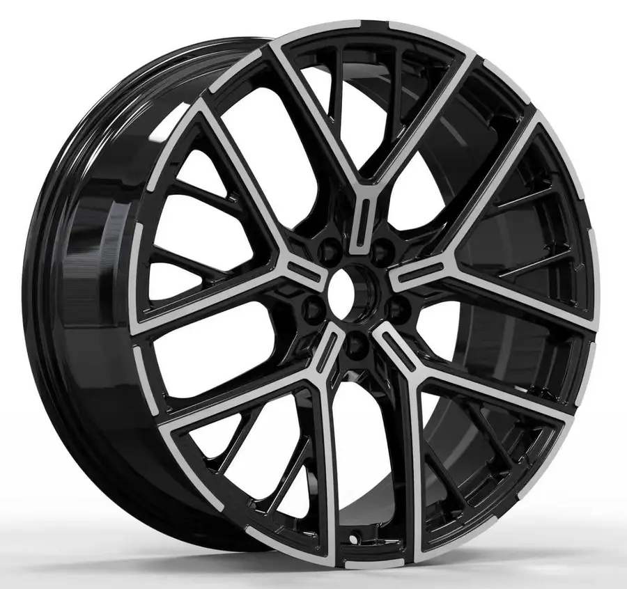 ZL0584 alloy wheel rim – Gloss Black Machined Face
